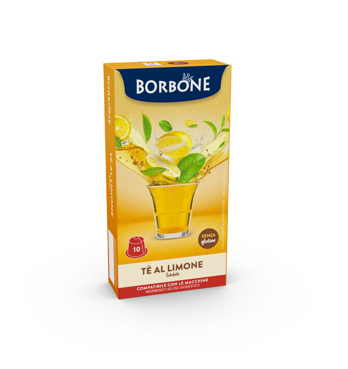 10 Capsules Borbone  Boisson Soluble à l'Arôme THÉ CITRON