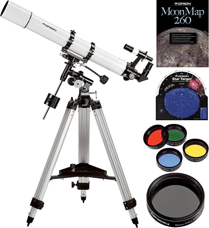 Planets Telescope Orion Astroview 90mm eq Refractor
