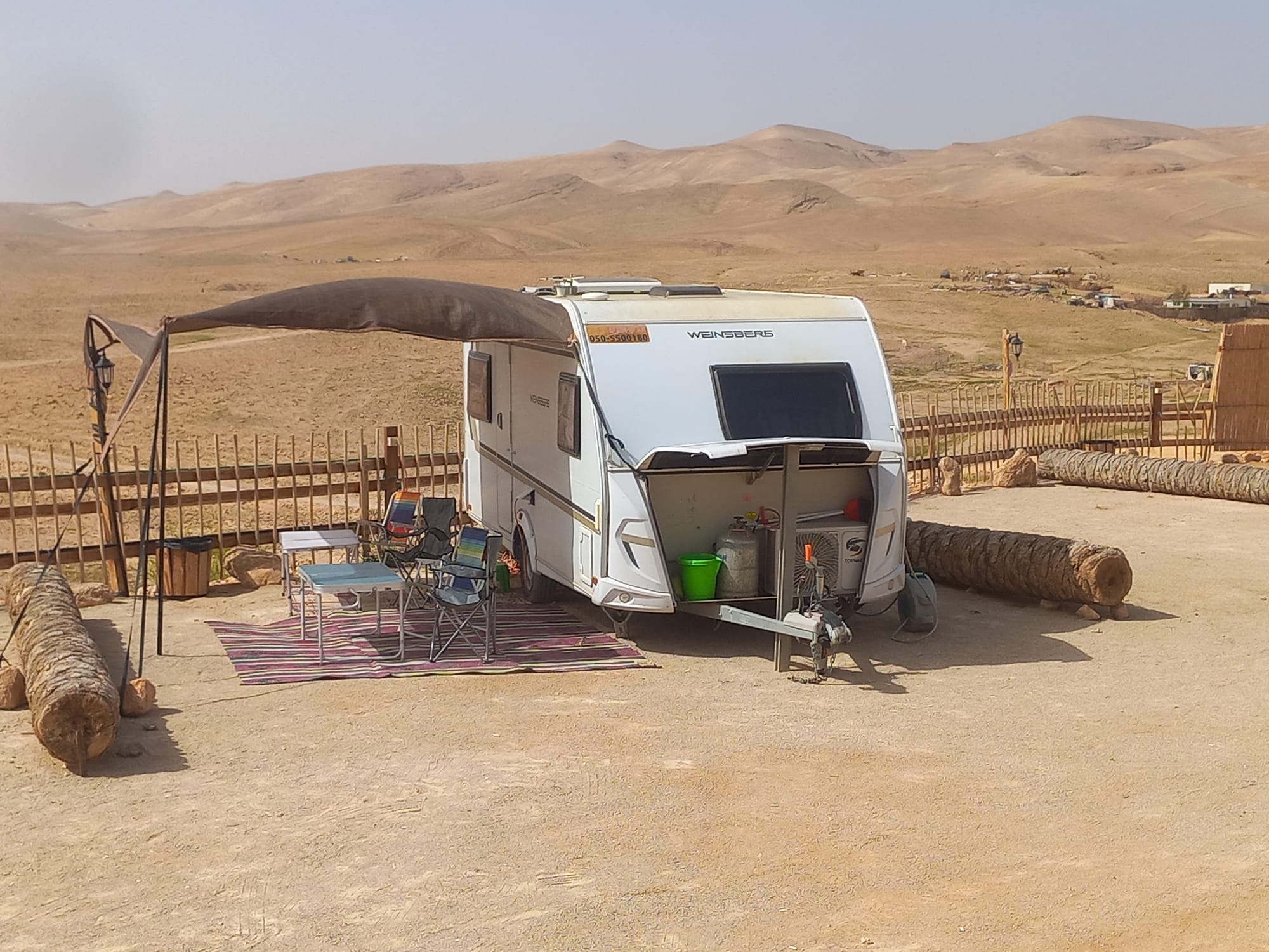 השכרת קרוואן וינסברג עד 4 נפשות בכפר הנוקדים