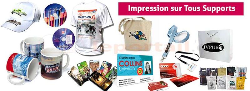 IMPRESSION TOUS SUPPORTS ( Numerique et Serigraphie)