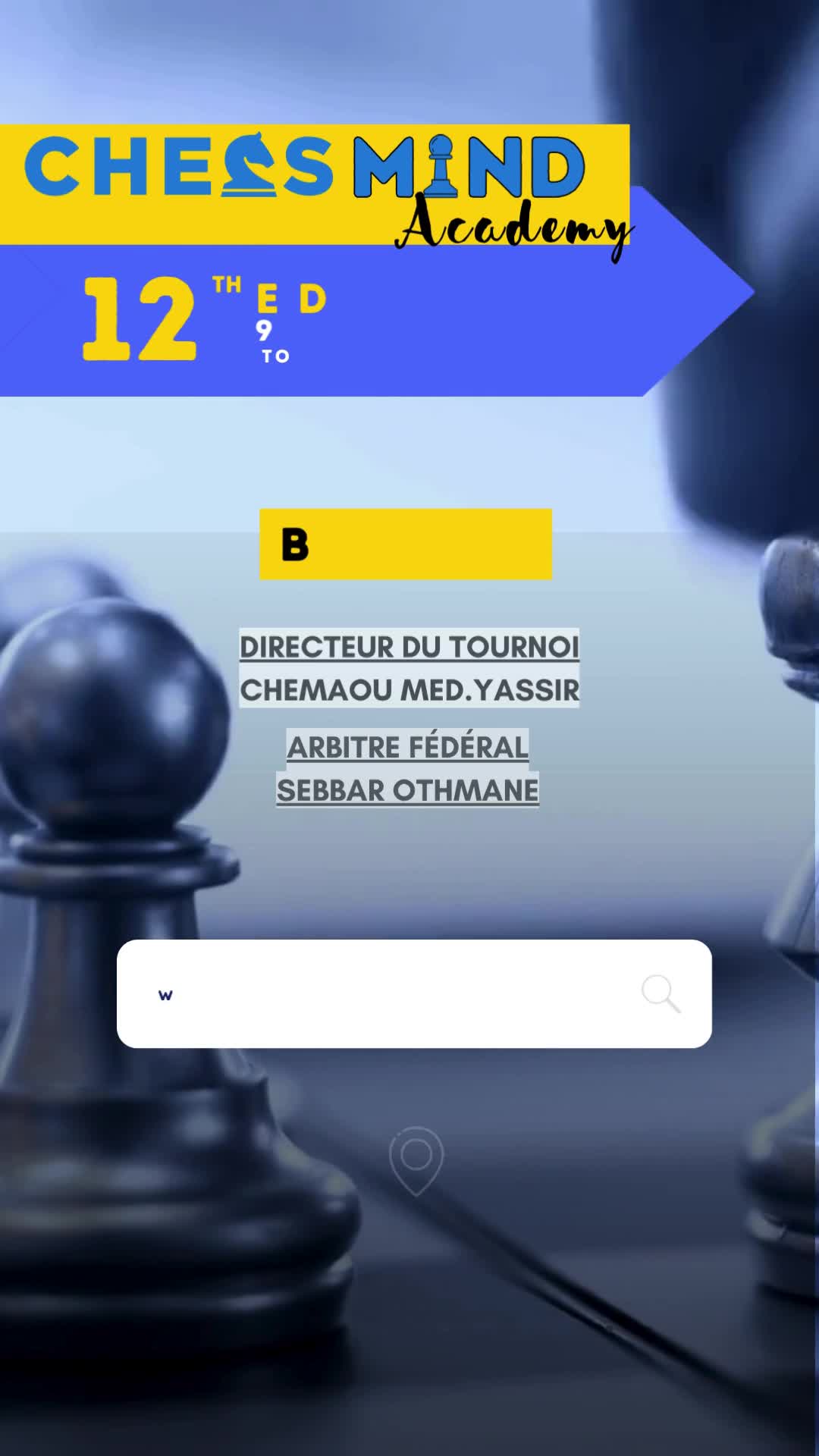 BEST OF TOURNOI 12EME EDITION CHESS MIND ACADEMY