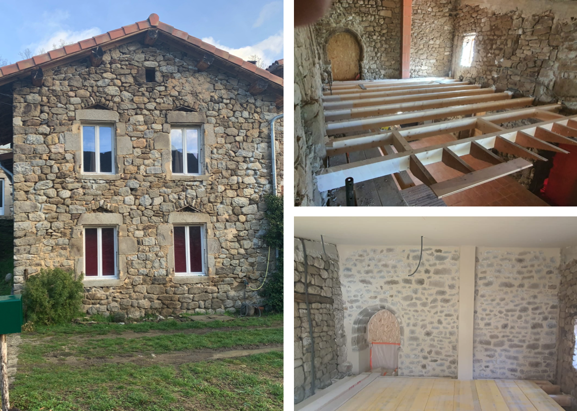 Rénovation d'une cède Ardéchoise à Vals (07)