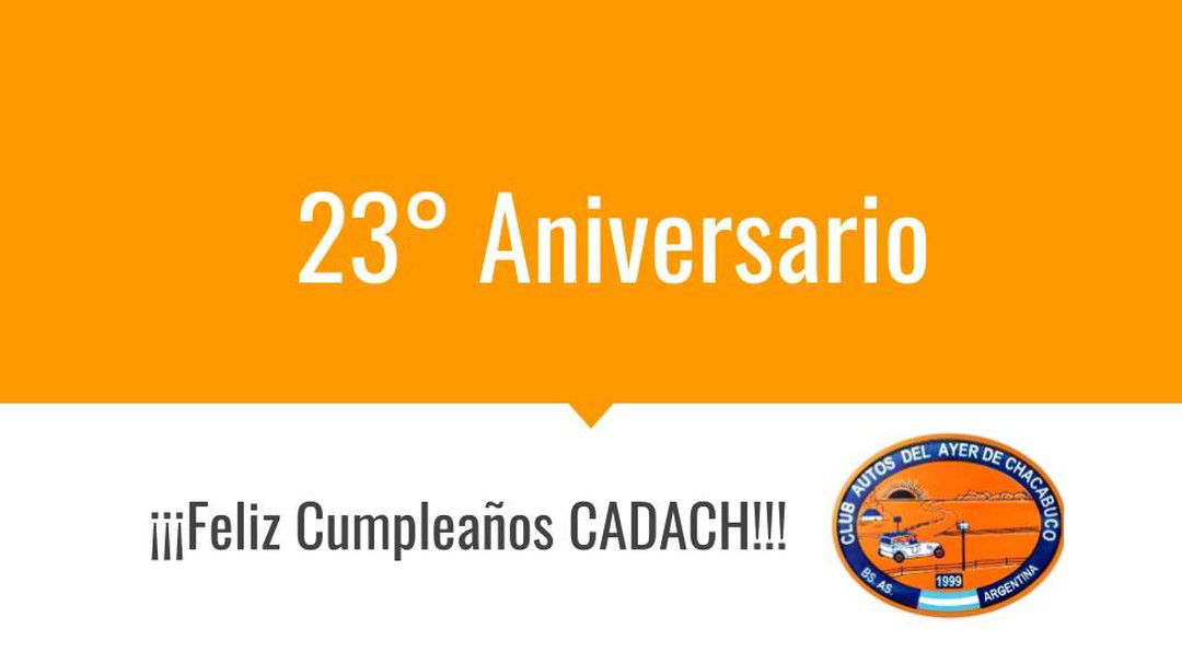 ¡¡Feliz Cumpleaños CADACH!!