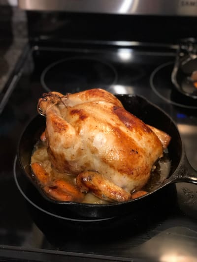 DUTCH OVEN ROAST CHICKEN