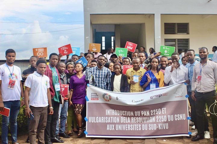 SUD-KIVU: LANCEMENT DE LA CAMPAGNE SUR LE PROGRAMME JEUNESSE, PAIX ET SECURITE ; ET LES OBJECTIFS DE DEVELOPPEMENT DURABLE DANS LES UNIVERSITES