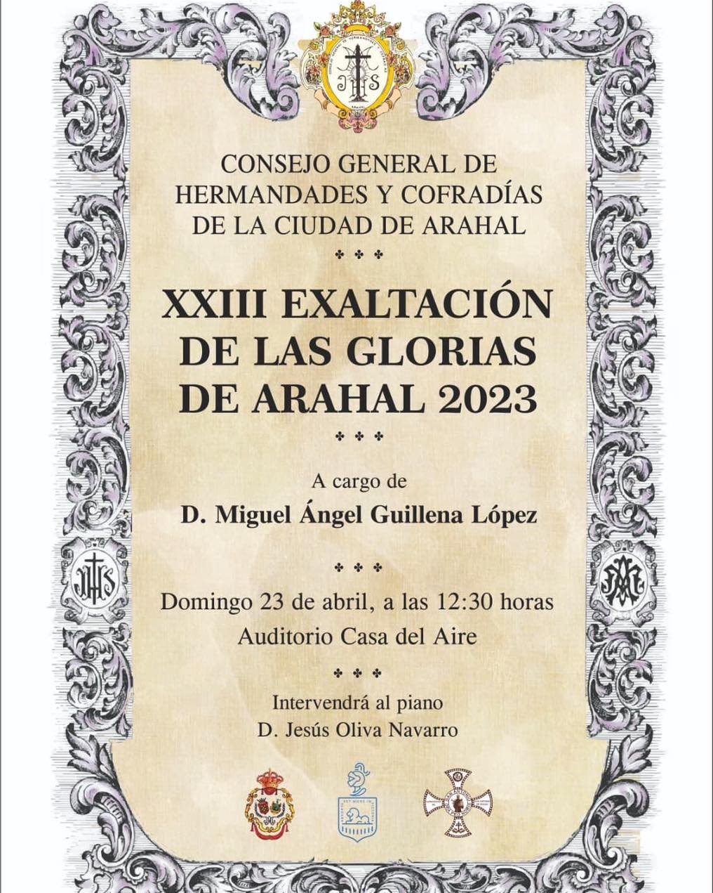 XXIII Exaltación de las Glorias de Arahal