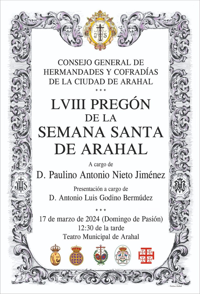 LVIII Pregón de la Semana Santa de Arahal