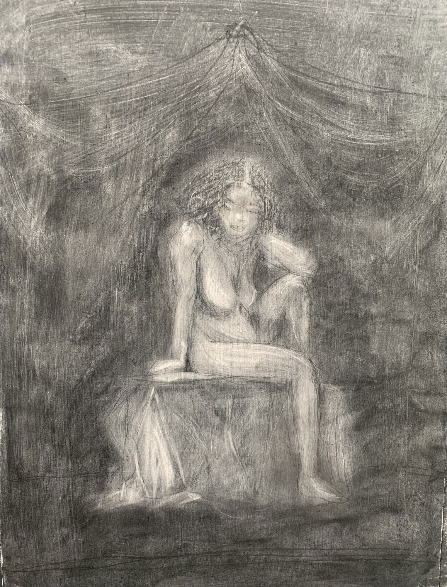 Woman on Stage