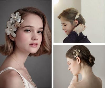 14 kiểu tóc ngắn cô dâu hot nhất năm 2023