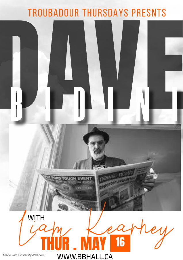 Dave Bidini **** POSTPONED****