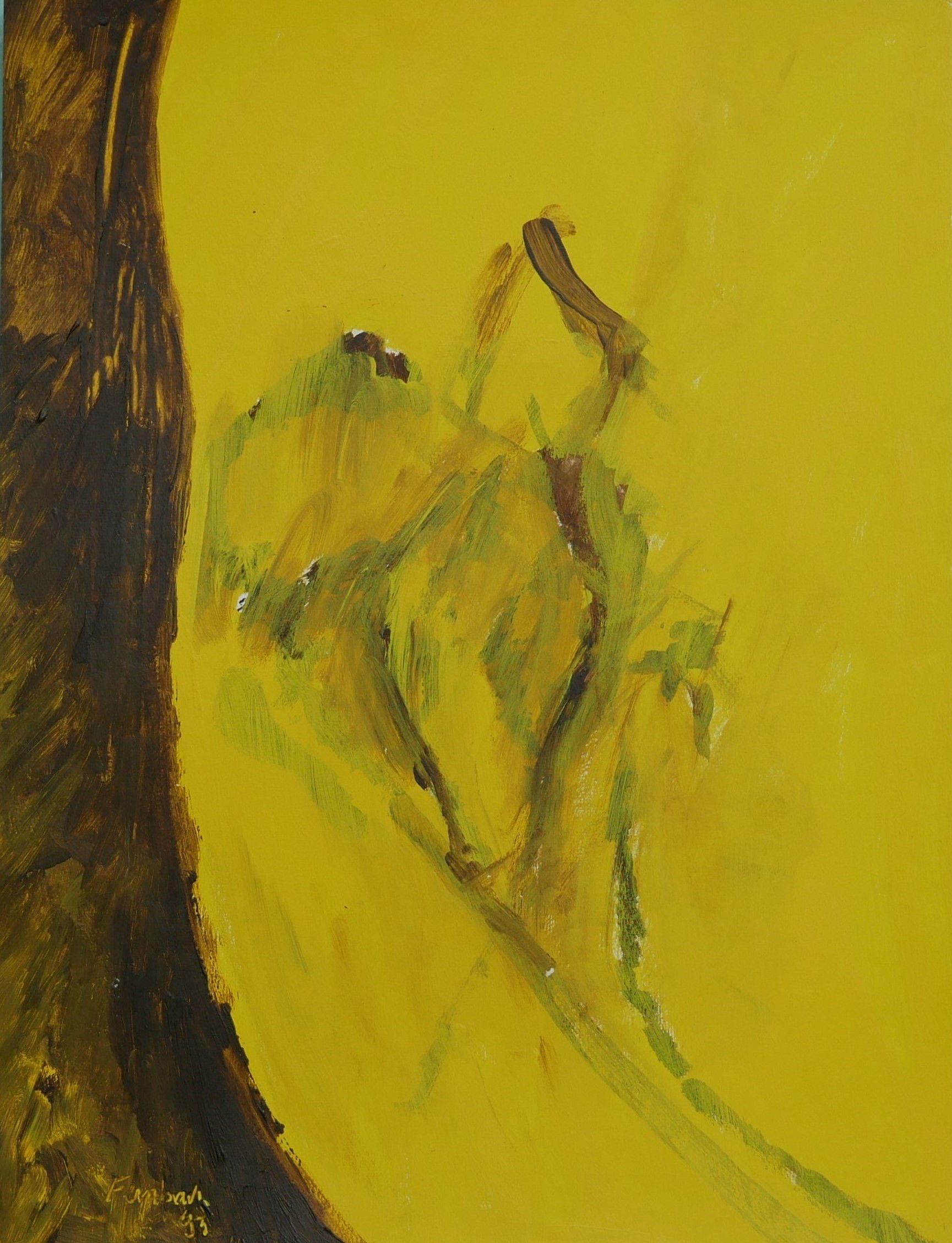 acrylique sur papier