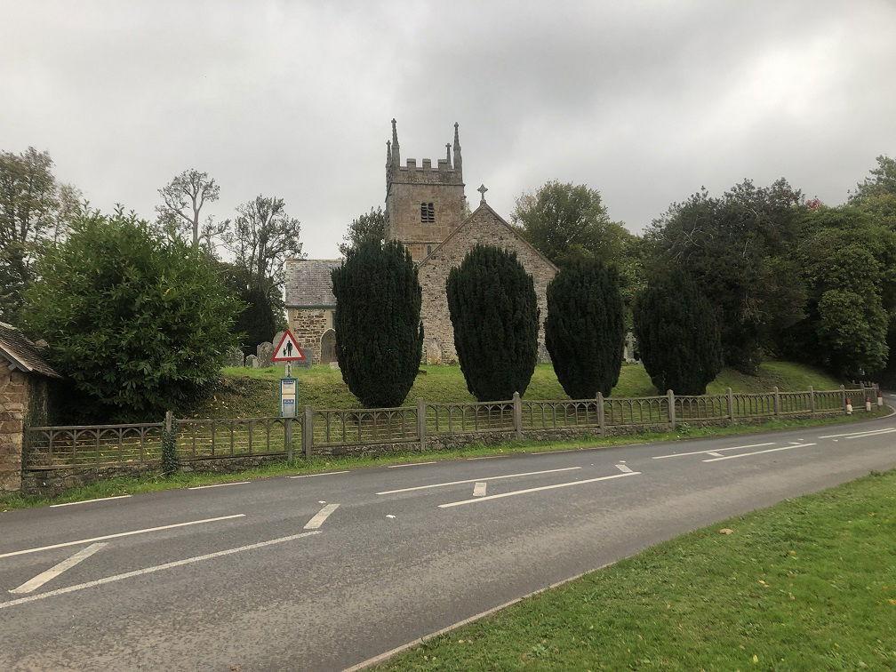 The Church viewed from the east side.