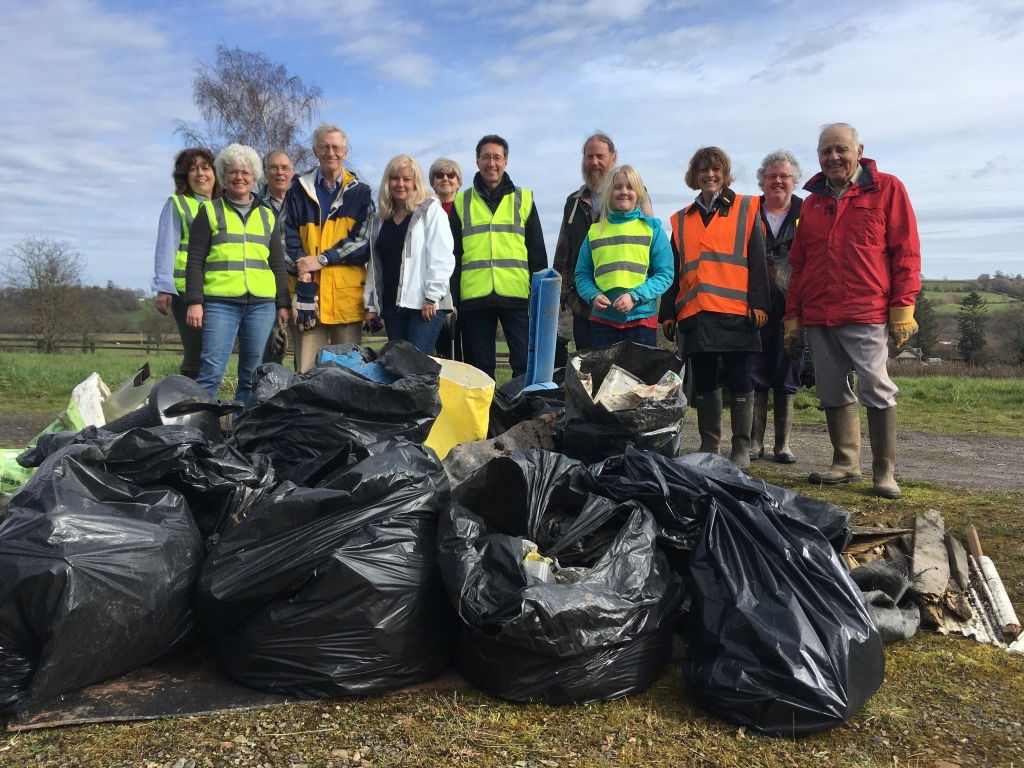 The community litter picking team