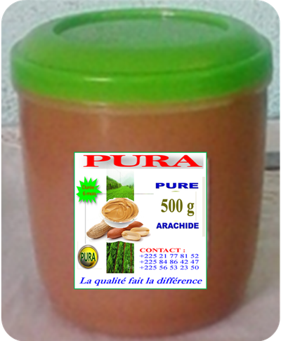 BOITE DE PATE D'ARACHIDE 500 G