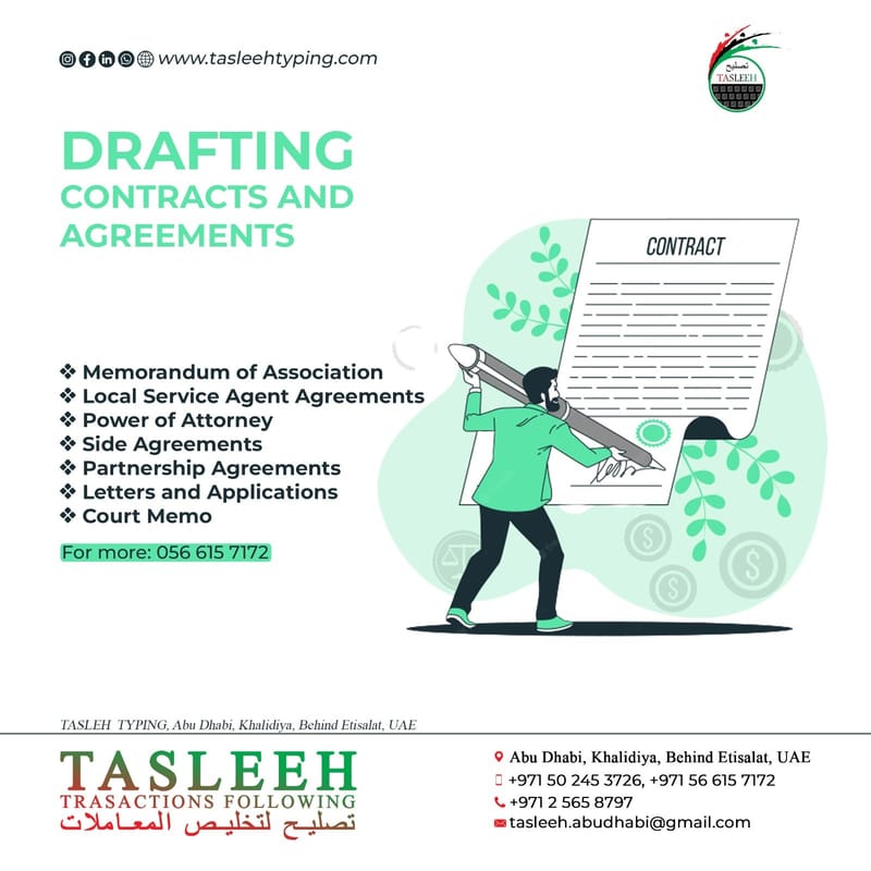 DRAFTING CONTRACT AND AGREEMENTS