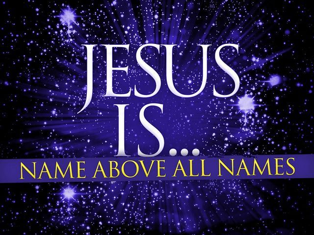 IN THE NAME OF JESUS