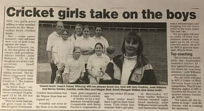 Senior and Junior Female Criclet image