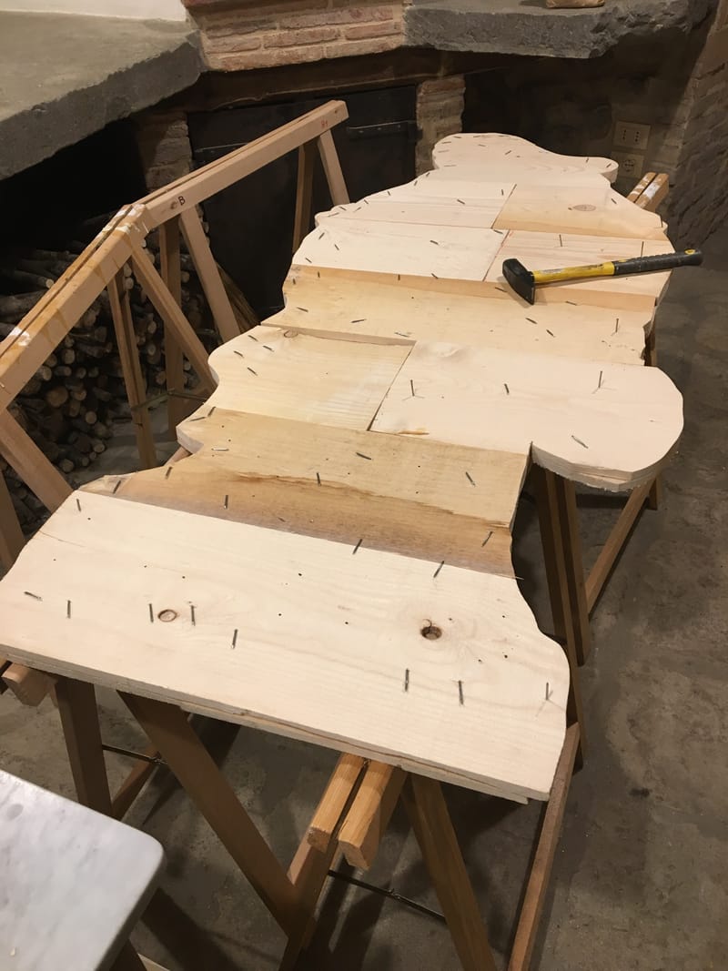 La preparazione delle tavole