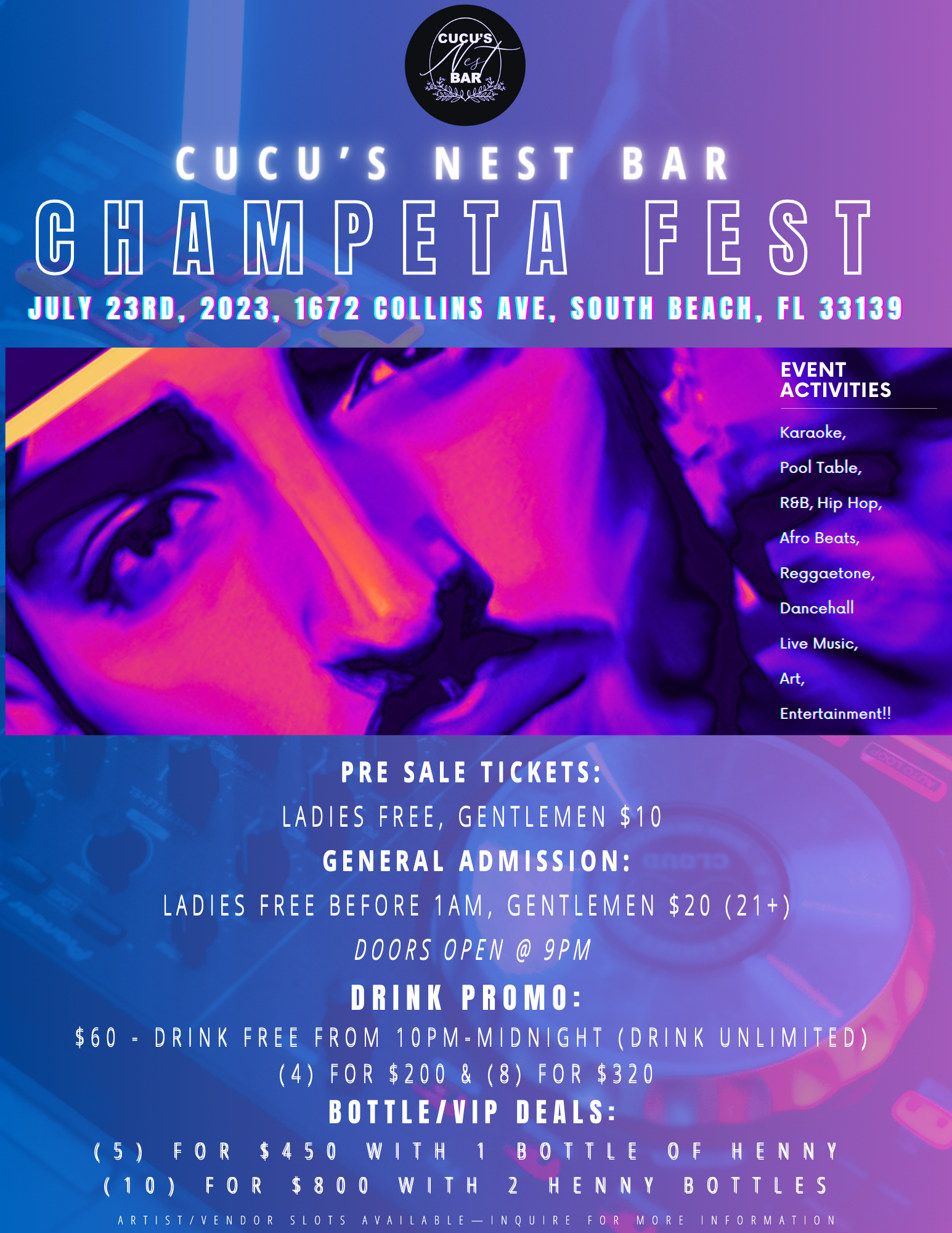 Champeta Fest Music Flyer -