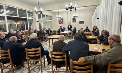 ΕΠΙΣΚΕΨΗ ΧΑΡΑΚΟΠΟΥΛΟΥ ΣΤΟ ΣΑΡΑΝΤΑΠΟΡΟ