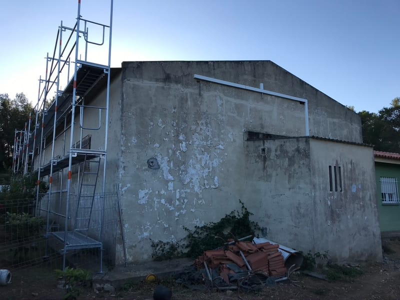Substituição de cobertura de galpão em Alcabideche 