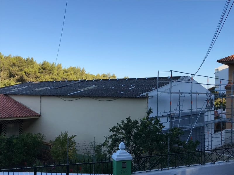 Substituição de cobertura de galpão em Alcabideche 