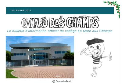 Journal du collège la Mare aux Champs de Vaux-le-Pénil