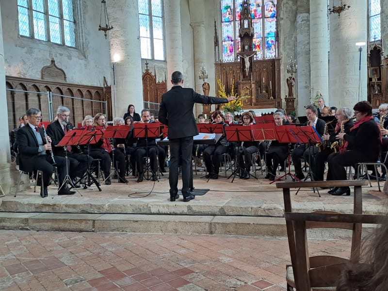 Concert dans l'église de Verdelot