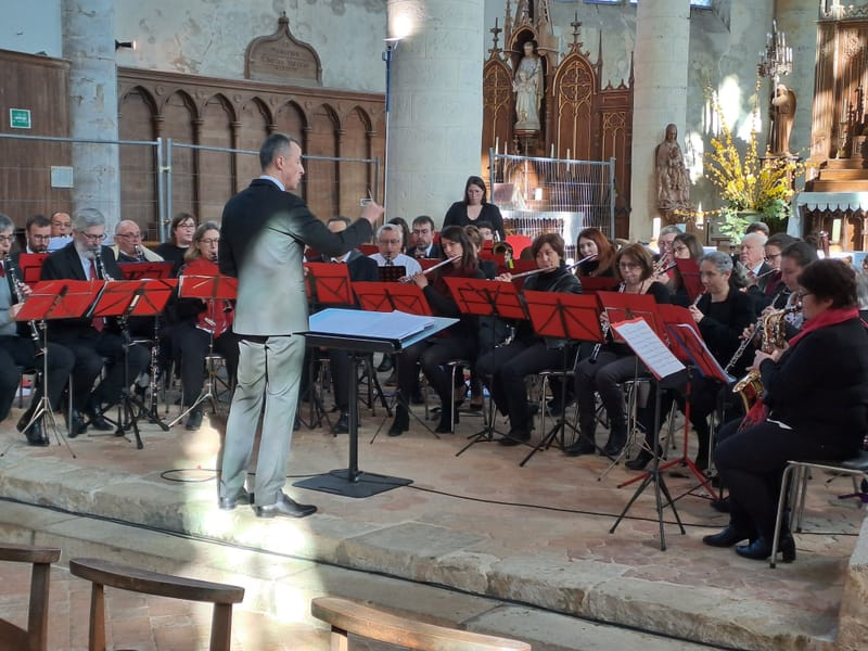 Concert dans l'église de Verdelot