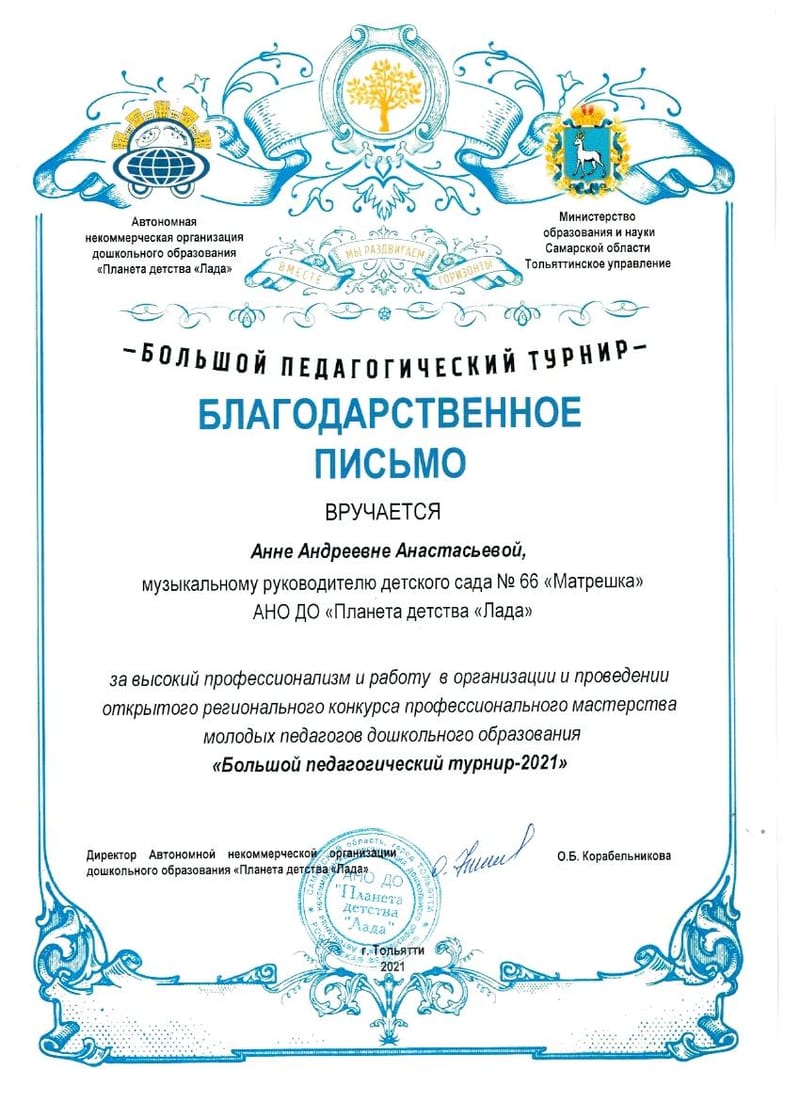 Благодарности
