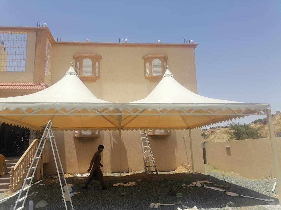 مظلات مخروطي المدينة المنورة وينبع 