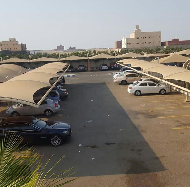 مظلات مواقف سيارات في المدينة المنورة 