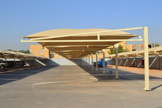 مظلات مواقف سيارات في المدينة المنورة 