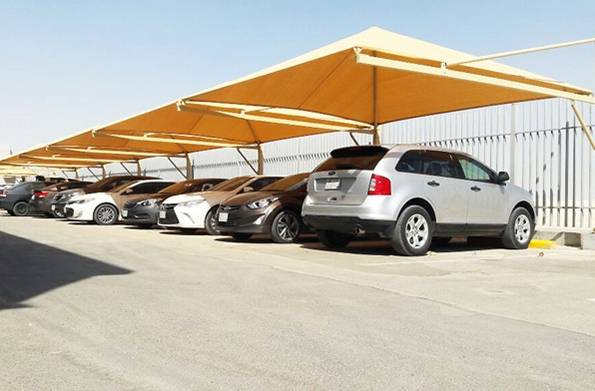 مظلات مواقف سيارات في المدينة المنورة 