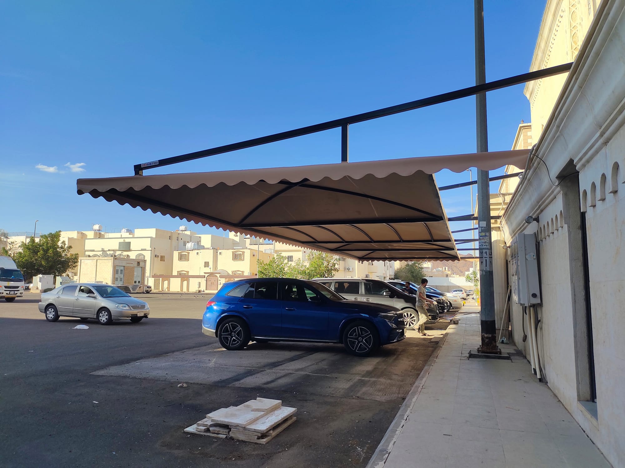 تركيب مظلات سيارات في المدينة باسعار مناسبه 