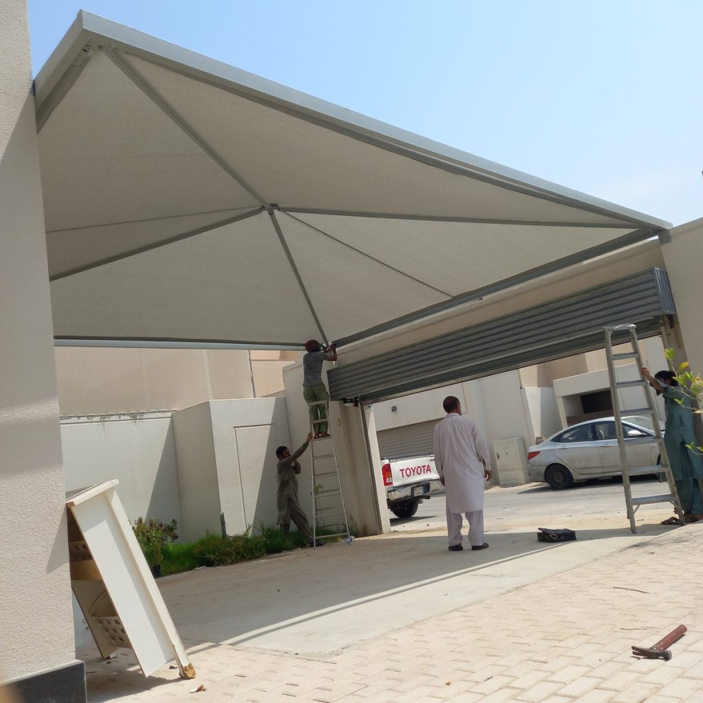  تفصيل قماش مظلات سيارات المدينة 