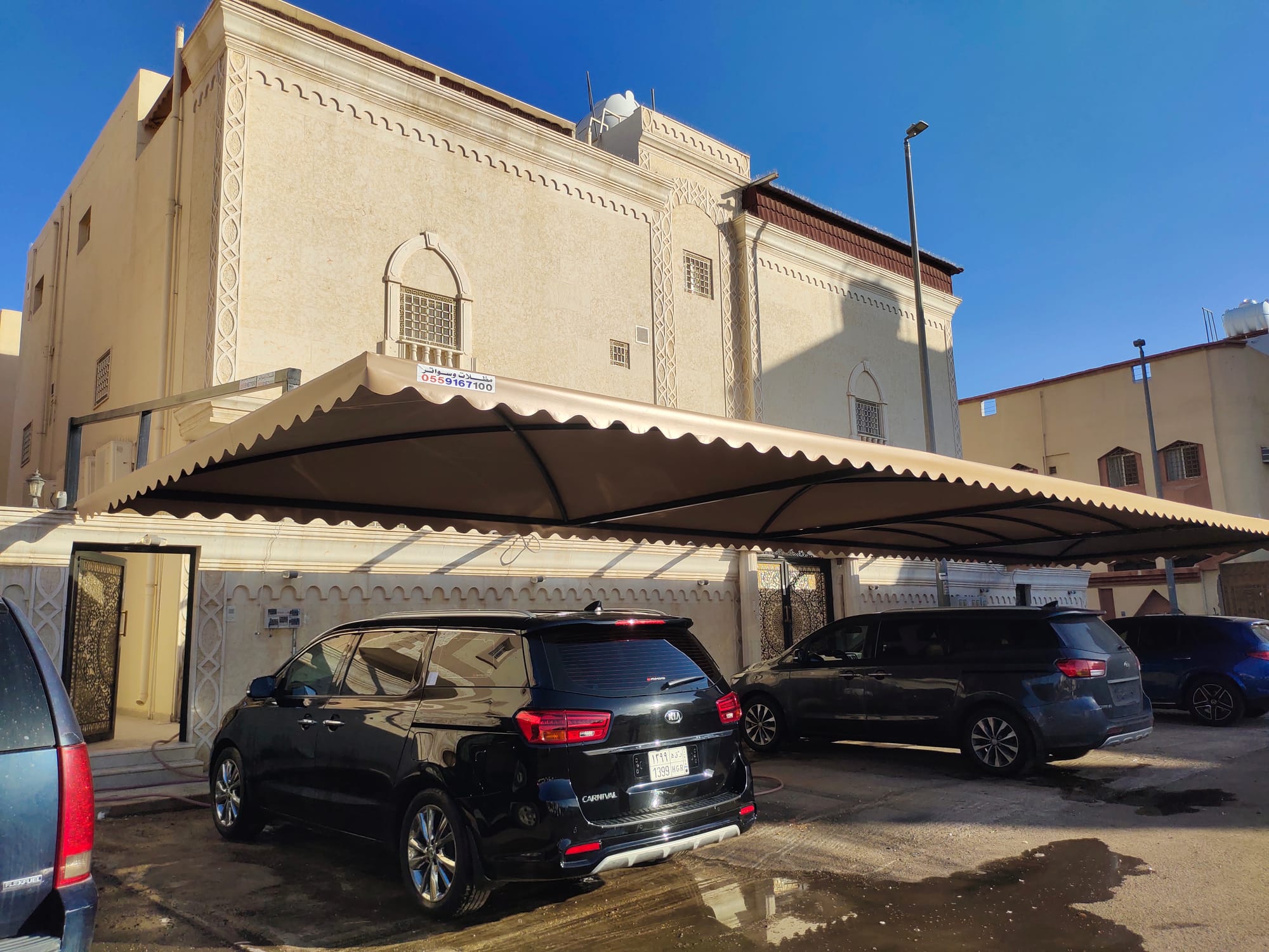  تفصيل قماش مظلات سيارات المدينة 