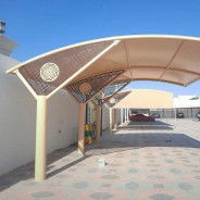 مظلات مقوسة في المدينة المنورة وينبع 