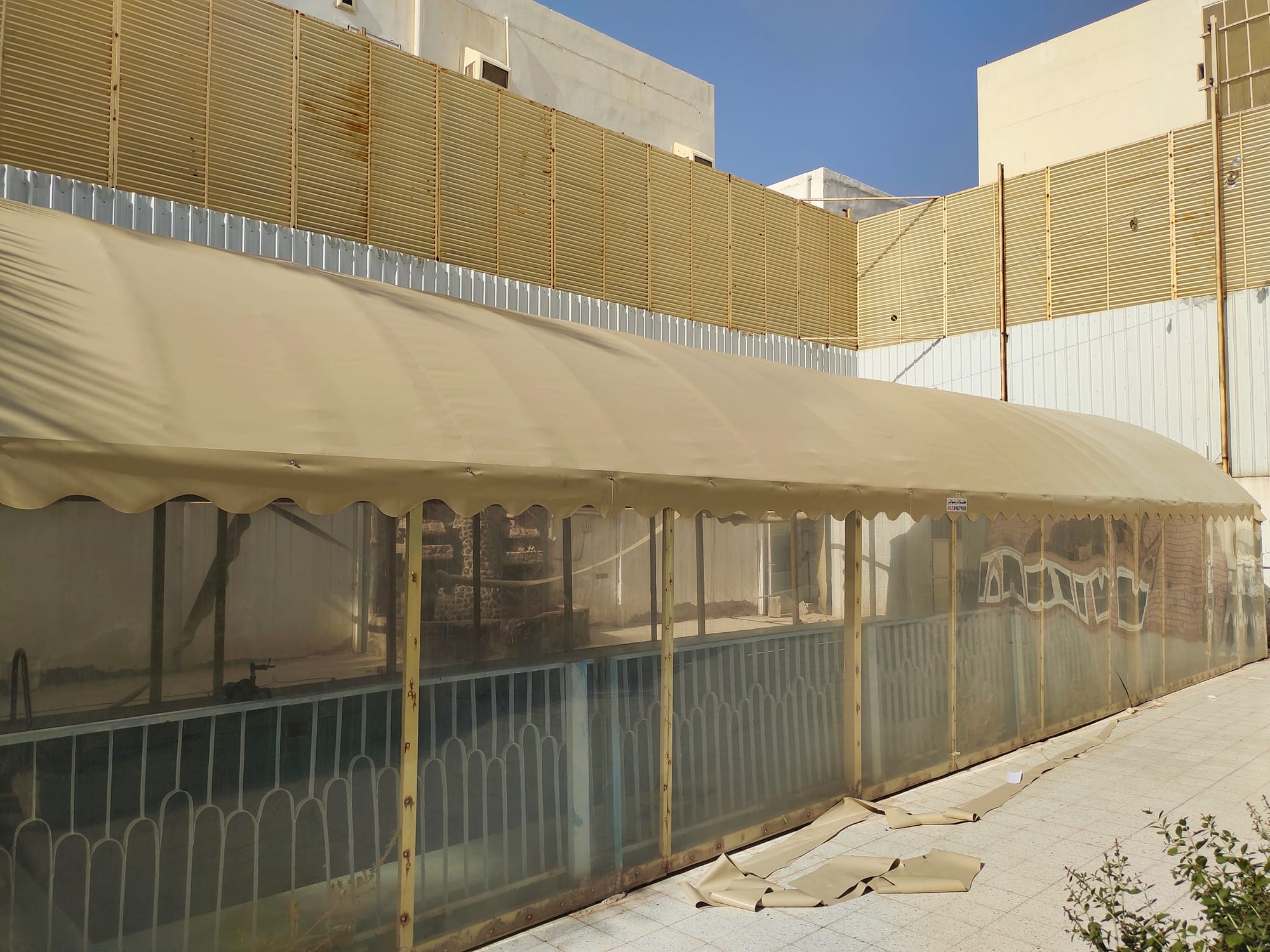 سواتر قماش وحديد واخشاب وبلاستيك في المدينة المنورة 