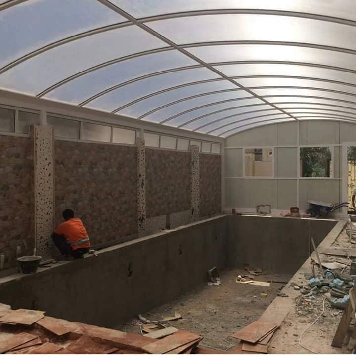 تركيب افضل انواع مظلات المسابح الحديثه في المدينة المنورة وينبع 