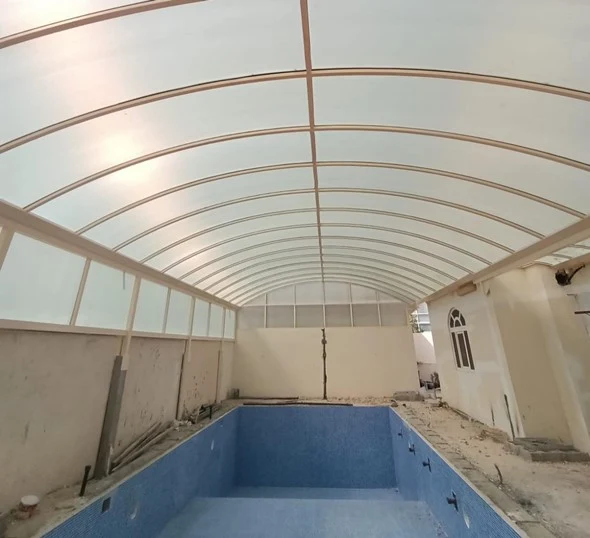 تركيب افضل انواع مظلات المسابح الحديثه في المدينة المنورة وينبع 