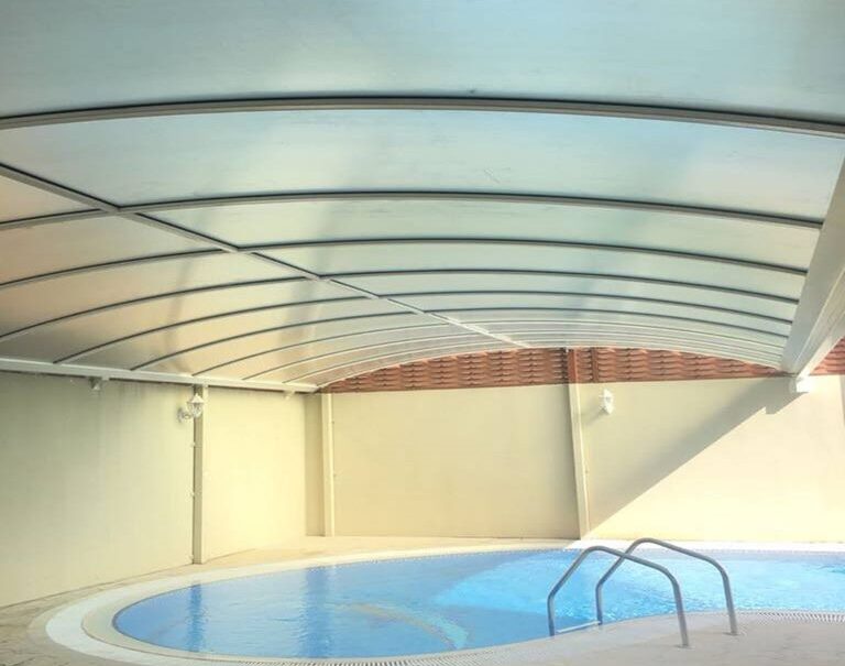 تركيب افضل انواع مظلات المسابح الحديثه في المدينة المنورة وينبع 