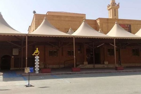 مظلات مساجد والجوامع في المدينة المنورة 