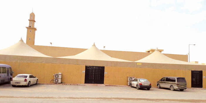 مظلات مساجد والجوامع في المدينة المنورة 