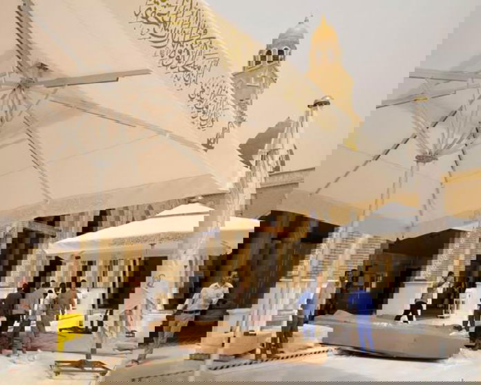 مظلات مساجد والجوامع في المدينة المنورة 