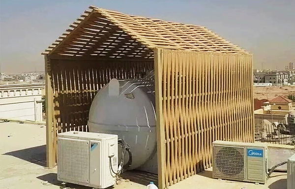 مظلات خزانات المياه في المدينة المنورة 