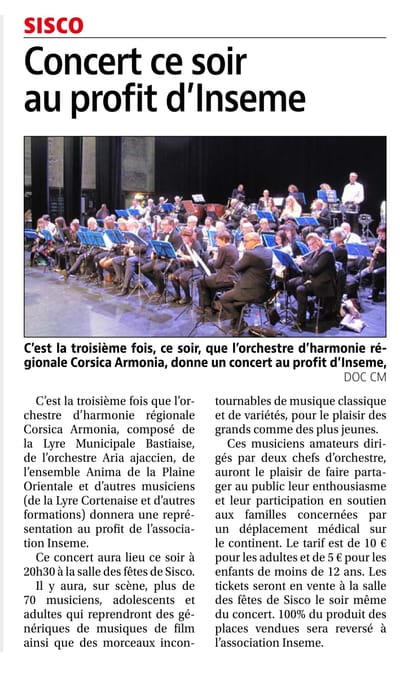 Article CORSE MATIN du 03 juin 2023