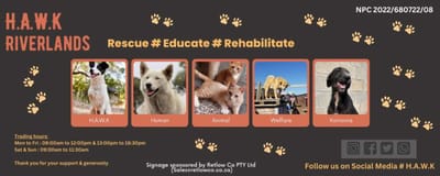 Please support our furry friends