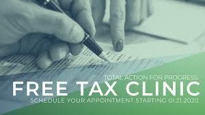 2020 Tax Clinic for the Elderly  free consultant (age 60 and up)