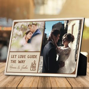 “Let Love Guide The Way” Custom Desktop Plaque